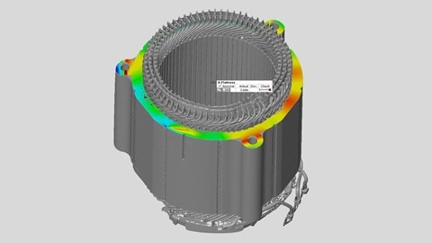 Modello CAD di un motore elettrico