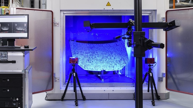 3D Testing in climate chamber