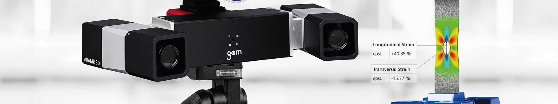 GOM Tensile Test with ARAMIS 3D Camera